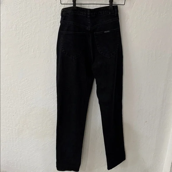 Rolla’s Black Elle Super High Rise Relaxed Jeans Aussie 8 US 26 - Picture 8 of 8